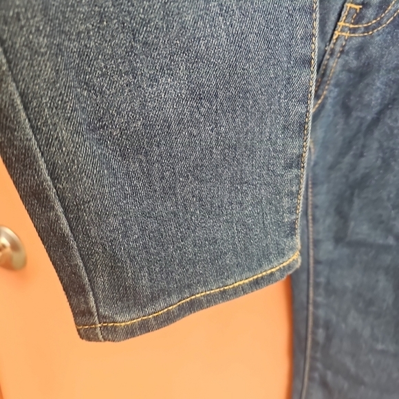 NWT Levi's Silver Tab Mini Mom Girls Size 14 Denim Dark Blue Jeans High Rise - Picture 4 of 8